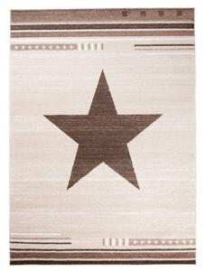 Kusový koberec Hvězda béžový 200x290cm