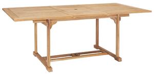 Rozkládací zahradní stůl (150–200) x 100 x 75 cm masivní teak