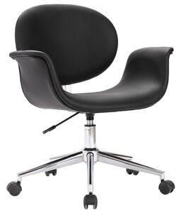 Otočná kancelářská židle Downs - umělá kůže | černá