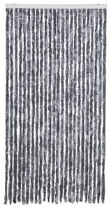 Závěs proti hmyzu stříbrný 100 x 220 cm Chenille