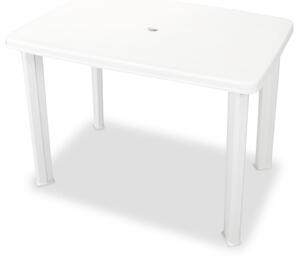 3dílný bistro set plastový bílý