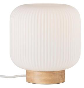 NORDLUX stolní lampa Milford 40W E27 dřevo opál 48915001