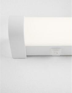 NOVA LUCE nástěnné svítidlo NOOR bílý akryl LED 15W 230V 3000K IP44 9600461
