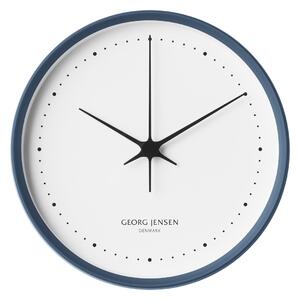 Modré nerezové hodiny Henning Koppel, 22 cm - Georg Jensen