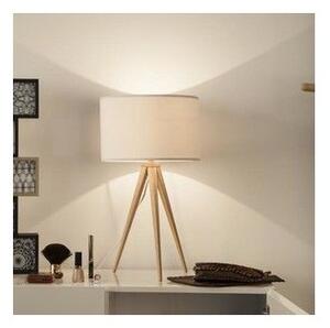 Zuiver Stojací lampa Tripod Wood bílá trojnožka 5000806 5000806