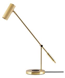 Globen Lighting - Hubble Read Stolní Lampa w/Wireless Charging Brushed BrassGloben Lighting - Lampemesteren