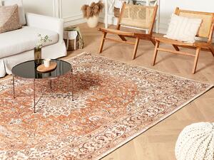 Bavlněný koberec 200 x 300 cm oranžový HAYAT