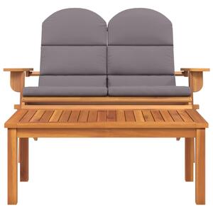 2dílná sada zahradního nábytku Adirondack masivní akácie