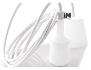 IMINDESIGN Silikon 1-závěsná žárovka bílá IMIN1-white
