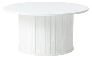 Bílý kulatý konferenční stolek Nola – Unique Furniture
