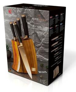 Berlinger HausSada nožů v dřevěném bloku 7 ks Black Rose Collection