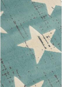 Kusový koberec PP Hvězdy tyrkysový 160x229cm