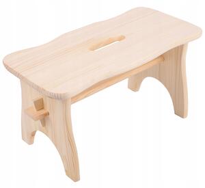 Taburet / Stolička Creative Deco borovice 21 cm