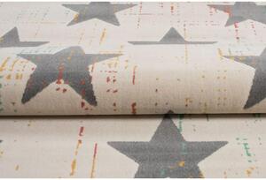 Kusový koberec PP Hvězdy krémový 140x200cm