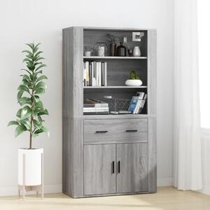 Skříň highboard šedá sonoma kompozitní dřevo 3185381