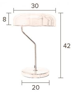 Dutchbone Stolní lampička ECLIPSE mosaz 5200025