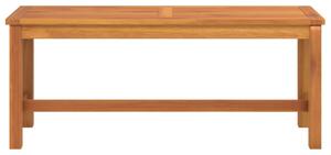 Zahradní lavice 110 x 35 x 45 cm masivní akáciové dřevo