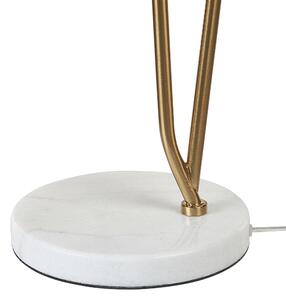 Kovová stolní lampa černá/zlatá DANTO