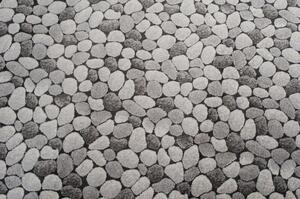 Kusový koberec Kamínky šedý 80x150cm