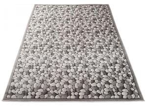 Kusový koberec Kamínky šedý 80x150cm