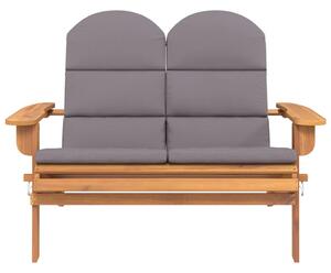 Zahradní lavice Adirondack s poduškami 126 cm masivní akácie