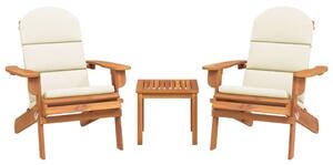 3dílná sada zahradního nábytku Adirondack masivní akácie