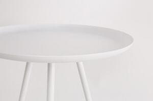 White Label Living Odkládací stolek FROST bílý 2300067