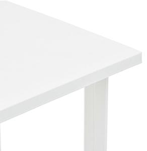 Zahradní stůl Elouera - plast - bílý | 80x75x72 cm
