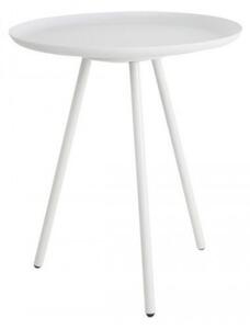 White Label Living Odkládací stolek FROST bílý 2300067