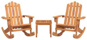 3dílná sada zahradního nábytku Adirondack masivní akácie