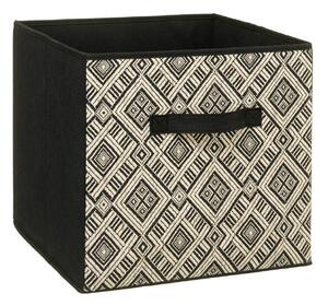 Úložný box Ethnique, 31x31x31 cm, černá