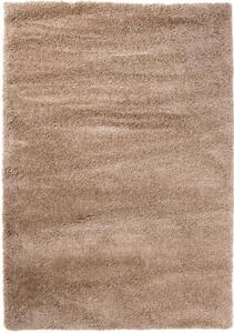 Kusový koberec Shaggy vlas 50 mm světle hnědý 60x100cm