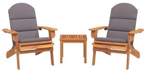 3dílná sada zahradního nábytku Adirondack masivní akácie