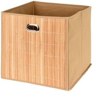 Úložný box Bamboo, 30,5x31x31 cm, hnědá