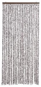 Závěs proti hmyzu hnědo-béžový 90 x 200 cm Chenille