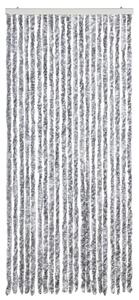 Závěs proti hmyzu bílošedý 90 x 200 cm Chenille