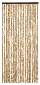 Závěs proti hmyzu béžový 90 x 200 cm Chenille