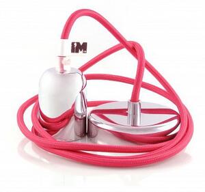 IMINDESIGN Lak 1-závěsná žárovka chrom/pink IMIN1- chrom/pink