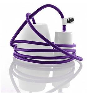 IMINDESIGN Silikon 1-závěsná žárovka, violet/white
