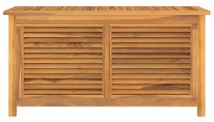 Zahradní úložný box s vložkou 114 x 50 x 58 cm masivní teak