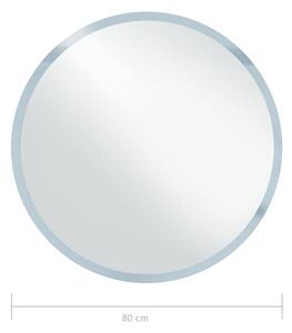 Koupelnové zrcadlo s LED osvětlením | 80 cm