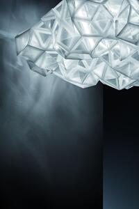 Slamp Drusa, stropní svítidlo z bílého Lentiflexu, 4x8W LED E27, prům. 60cm