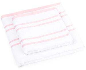 Profod Sada ručníku a osušky Snow růžová, 50 x 100 cm, 70 x 140 cm