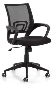 Černá kancelářská židle Kave Home Ebor