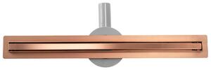 Odtokový žlab NEO Slim Pro brushed copper 80