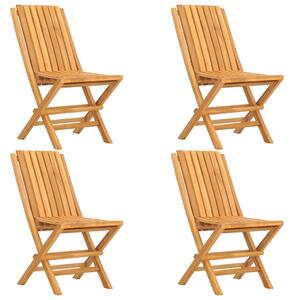 5dílný zahradní jídelní set masivní teakové dřevo