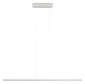 Linea Light 8201 Straight_P1, bílé subtilní svítidlo nad stůl, 18W LED 2700K, délka 152cm
