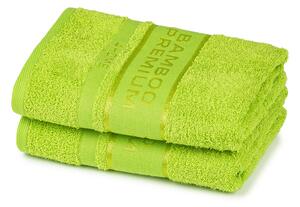 Bamboo Premium ručník zelená, 50 x 100 cm, sada 2 ks