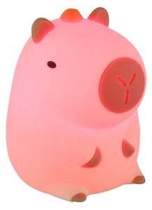 Globo 2874-LED RGBW Stm nab dět noční sv CAPYBARA LED/1,5W/5V 1200 mAh kapybara
