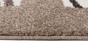Kusový koberec Lima hnědý 80x150cm